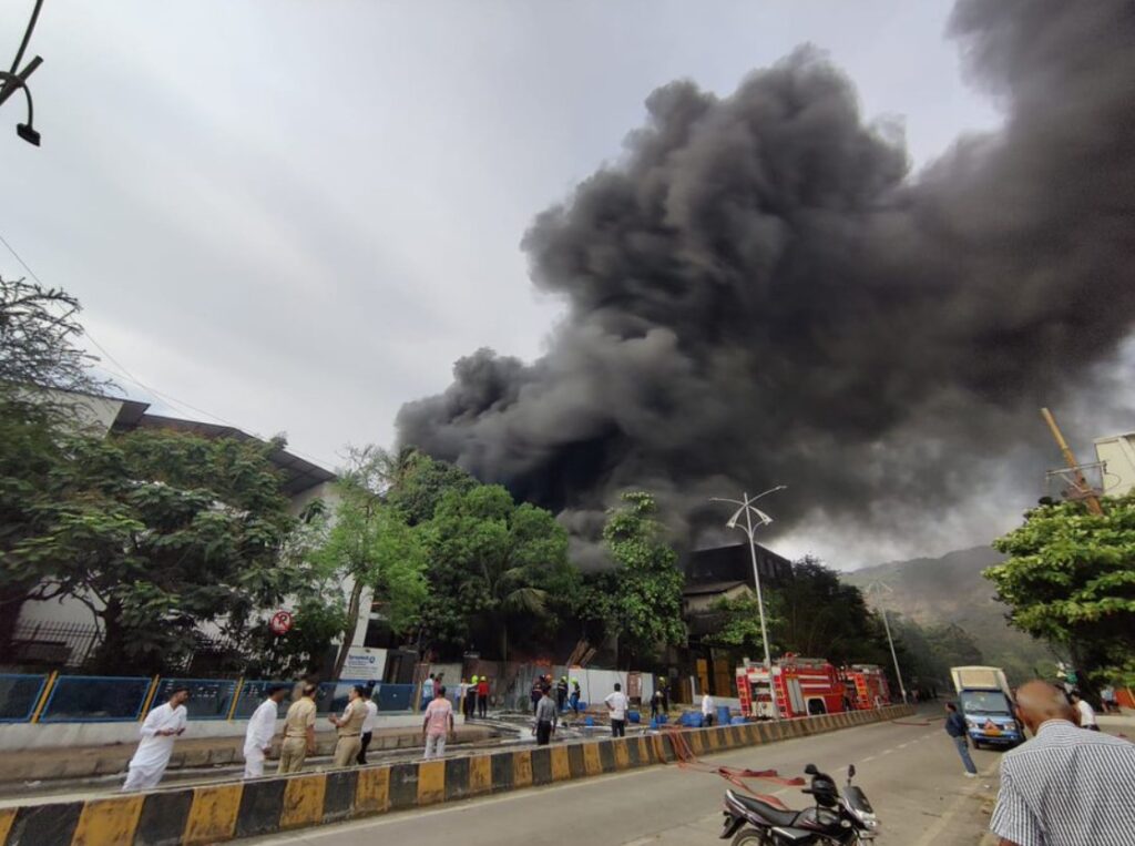 Navi Mumbai Fire Break