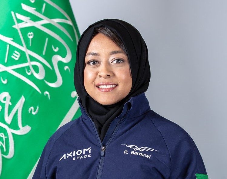 Rayyanah Barnawi Saudi Arabian Woman Astronaut to International Space Station