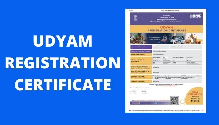 What Is Udyam Certificate? How To Register Step-By-Step Complete Guide