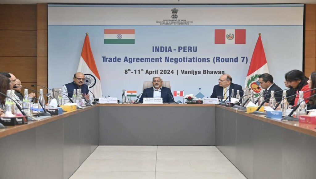 India And Peru Will Have 7th Round Of FTA Talks