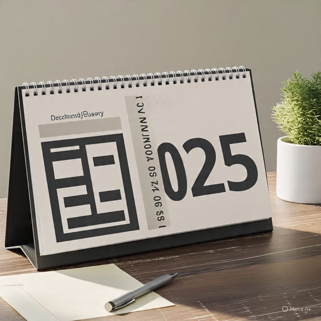A 2025 calendar to match the similarity between 2025 and 2005