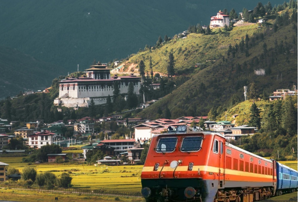 India and Bhutan to Build First Cross-Border Railway Projects Worth ₹4,033 Crore