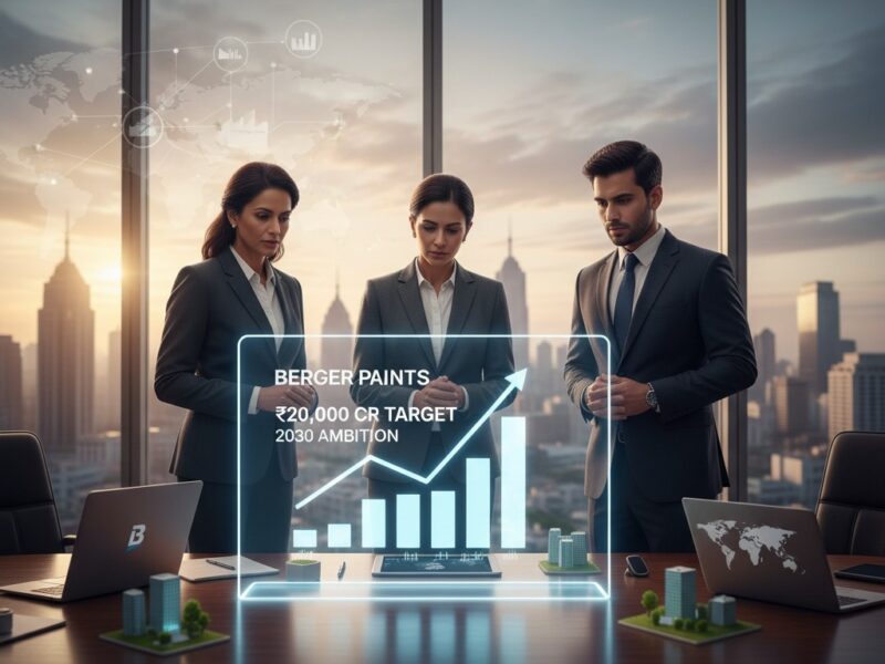Berger Paints Charts ₹20,000 Crore Ambition by 2030