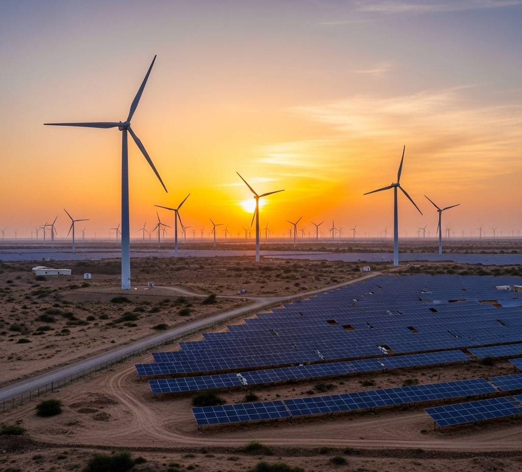Adani Green Commissions 700 MW Solar-Wind Hybrid Project in Rajasthan