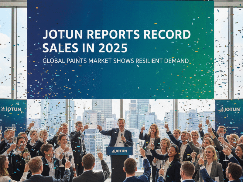 Jotun Reports Record Sales in 2025: Global Paints Market Shows Resilient Demand