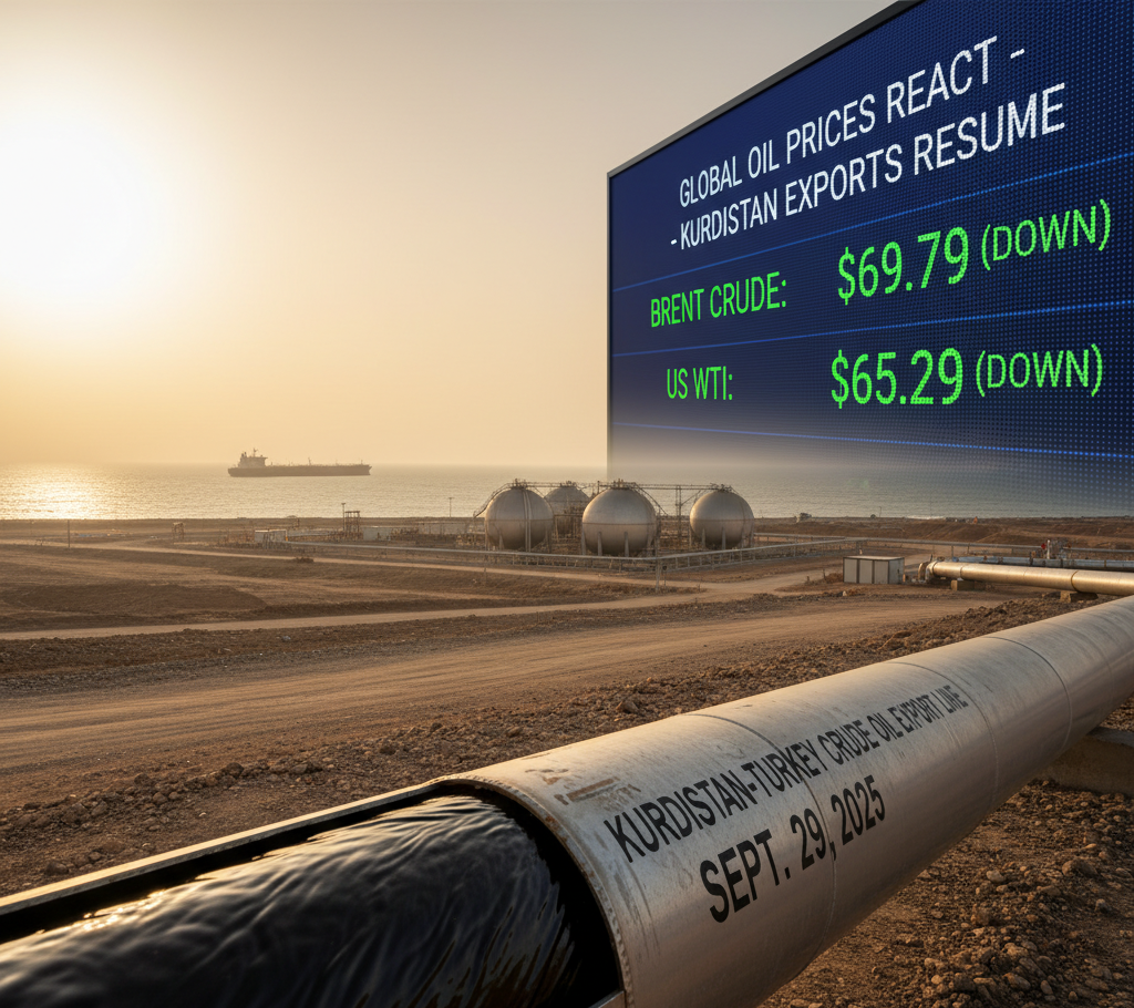 Kurdistan Resumes Crude Exports After 2.5 Years, Global Oil Prices React