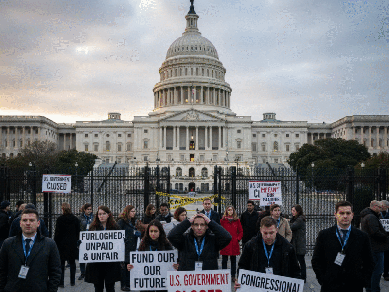 US Government Enters Partial Shutdown Amidst Partisan Deadlock
