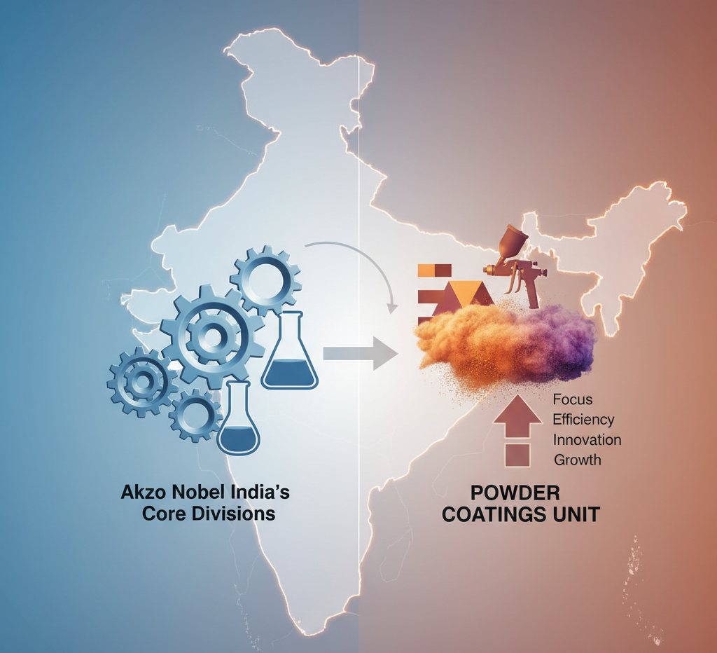 Akzo Nobel India Separates Powder Coatings Unit: Strategic Move to Boost Focus and Efficiency