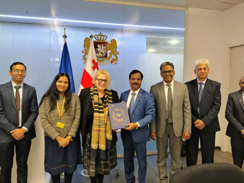 India Strengthens Textile & Sericulture Cooperation with Georgia