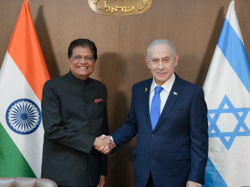 India–Israel FTA Talks Gain Momentum During Goyal’s Visit